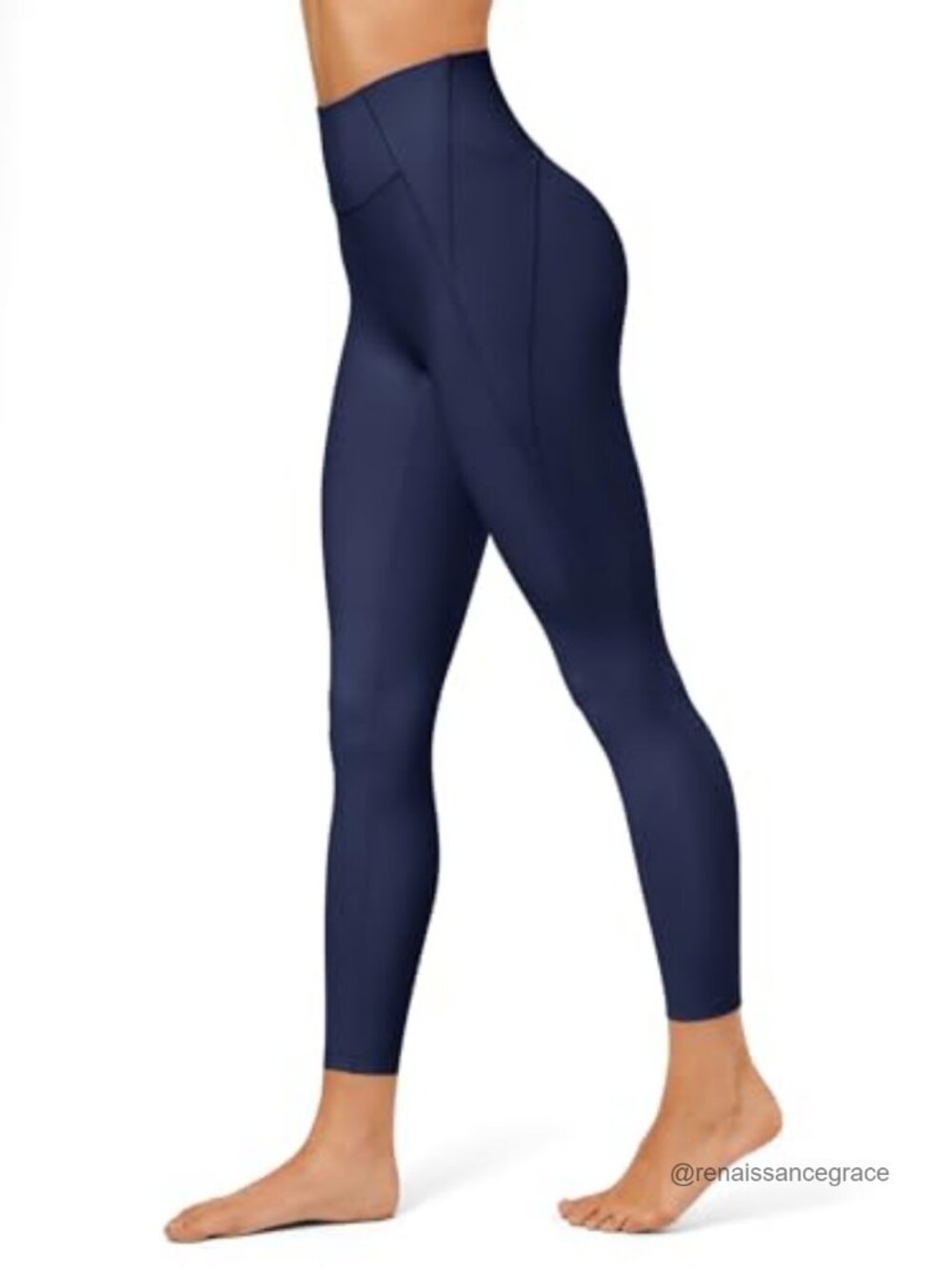 Compression Seamless Leggings with Pockets for Women High Waist Yoga Pants